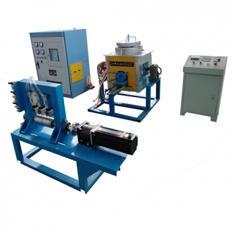 水平連鑄機特點：（洛陽萬峰工業爐）